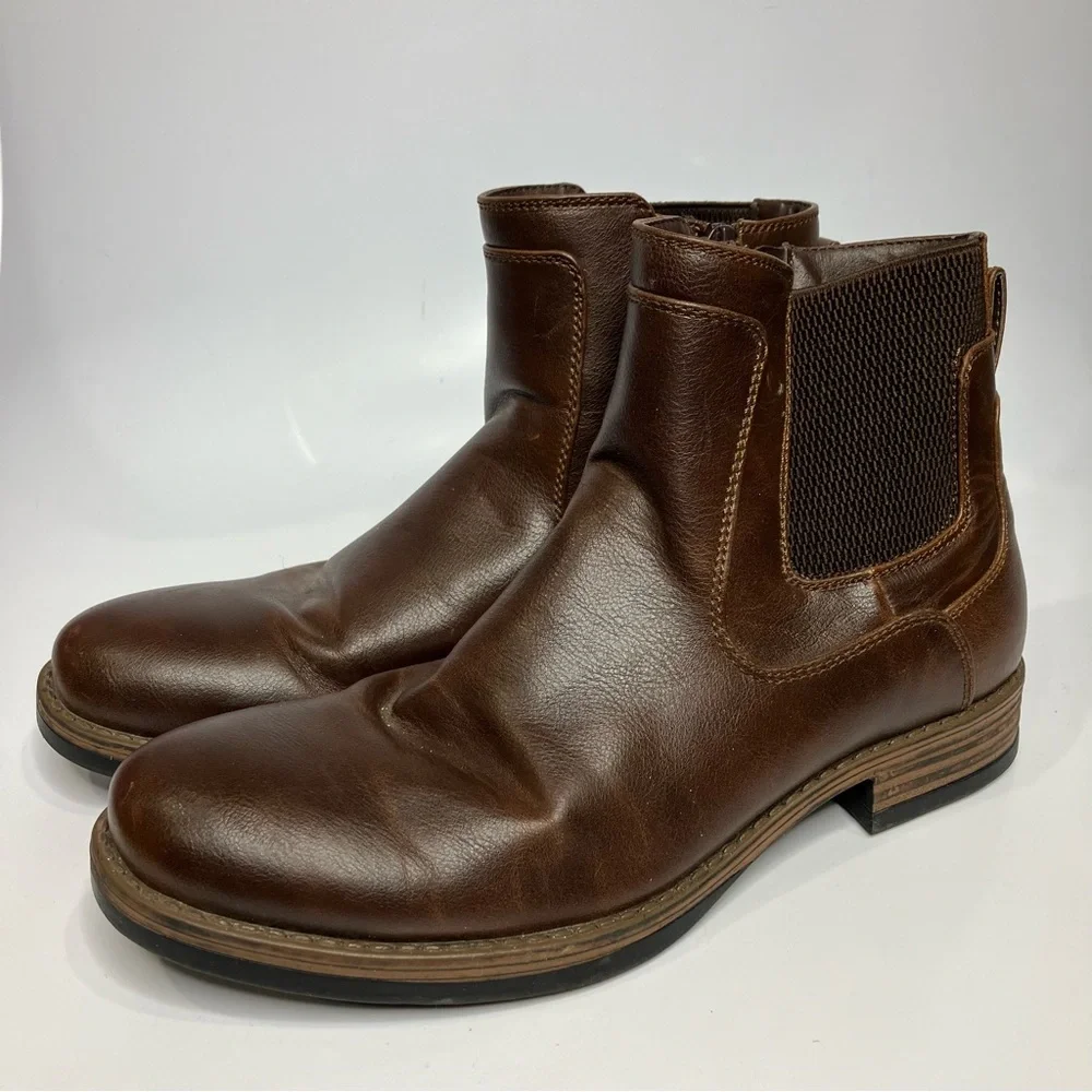 Apt. 9 faux leather ankle boots men’s size‎ 8